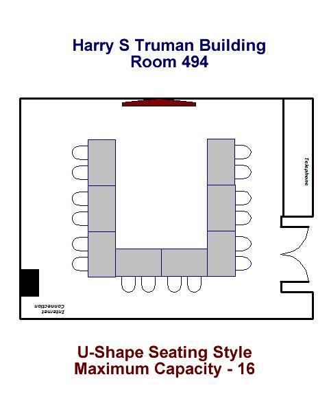 U-Shape Seating Style Maximum Capacity - 16