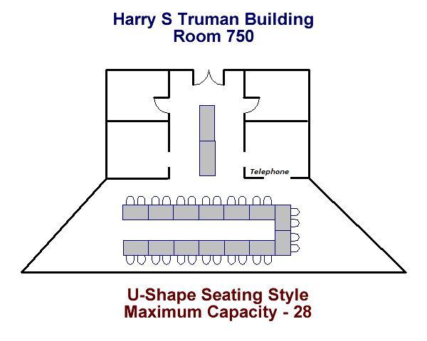 U-Shape Seating Style Maximum Capacity - 28