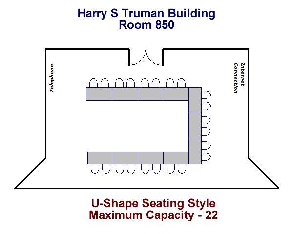 U-Shape Seating Style Maximum Capacity - 22