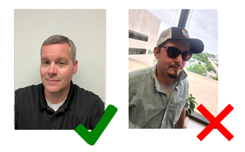 badge photo examples