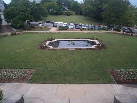 View of Governor's Garden from Upper Stairs